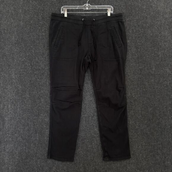 James Perse Pants Men's 4 XL Black Drawstring Jogger Chino Style Pockets Casual - Picture 1 of 12
